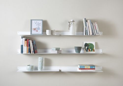 Étagère murale design 60 cm - Lot de 6 Étagères design murales - 6