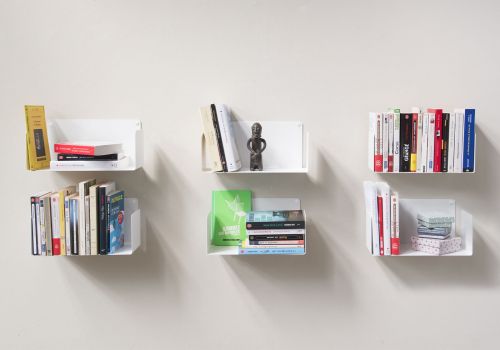 Étagère pour livre 30 x 15 cm - Lot de 6 Étagère livre - 1