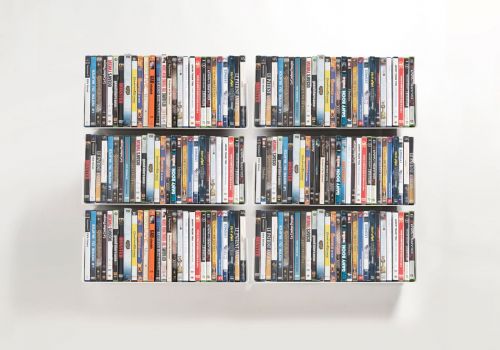 Set mit 6 USDVD - DVD-Regalen