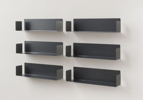 Étagère range CD UCD - Lot de 6 - 60 cm - Acier